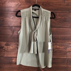 Cynthia Steffe Aloe Green Blouse Size Medium NWT